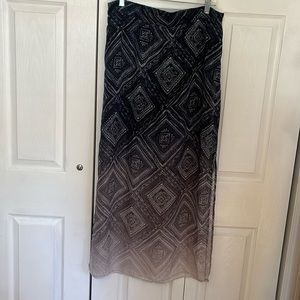 Maurice blue maxi shirt